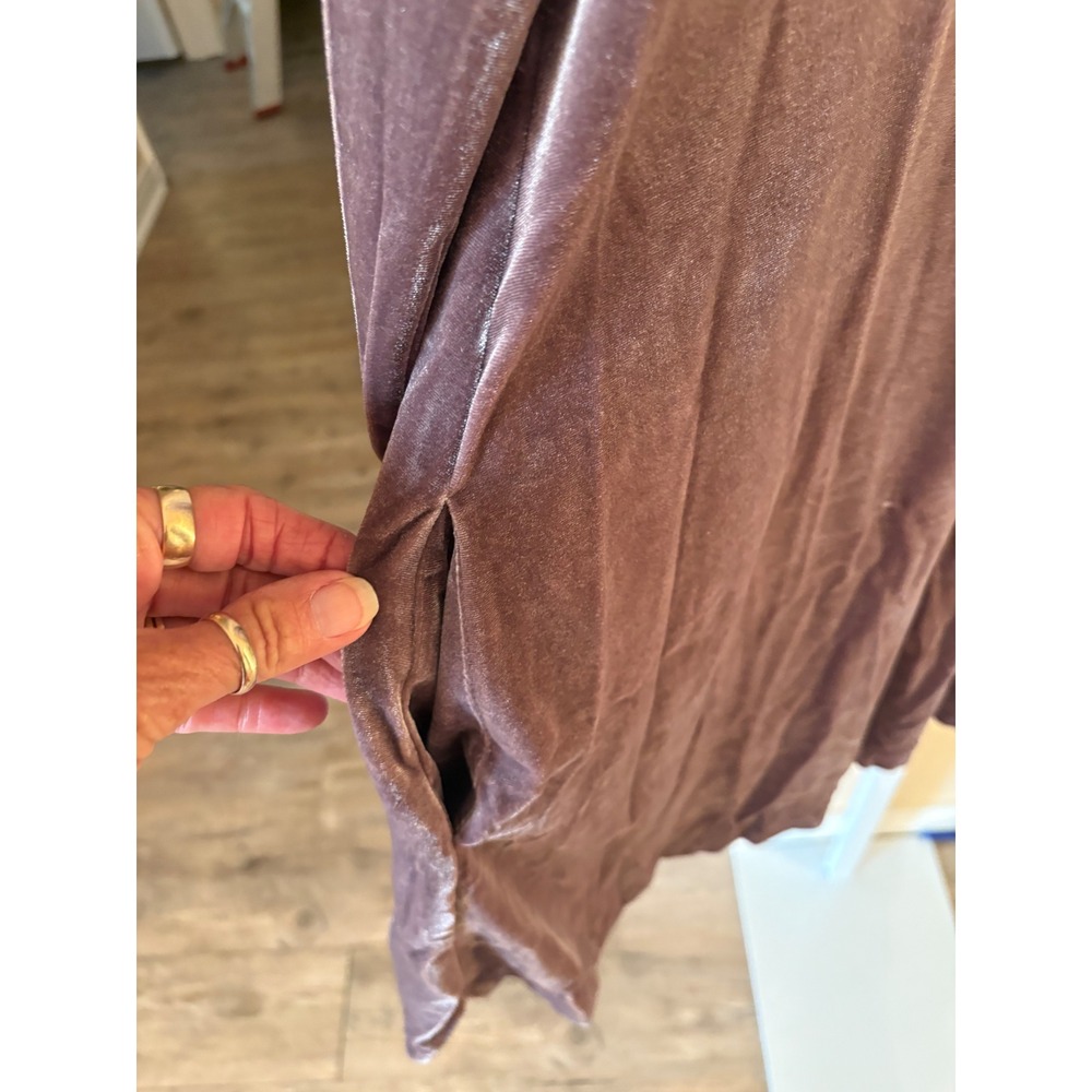 Agnes & Dora Velvet 3/4 Sleeve Swing Tunic/Dress Medium Pockets - Picture 6 of 7